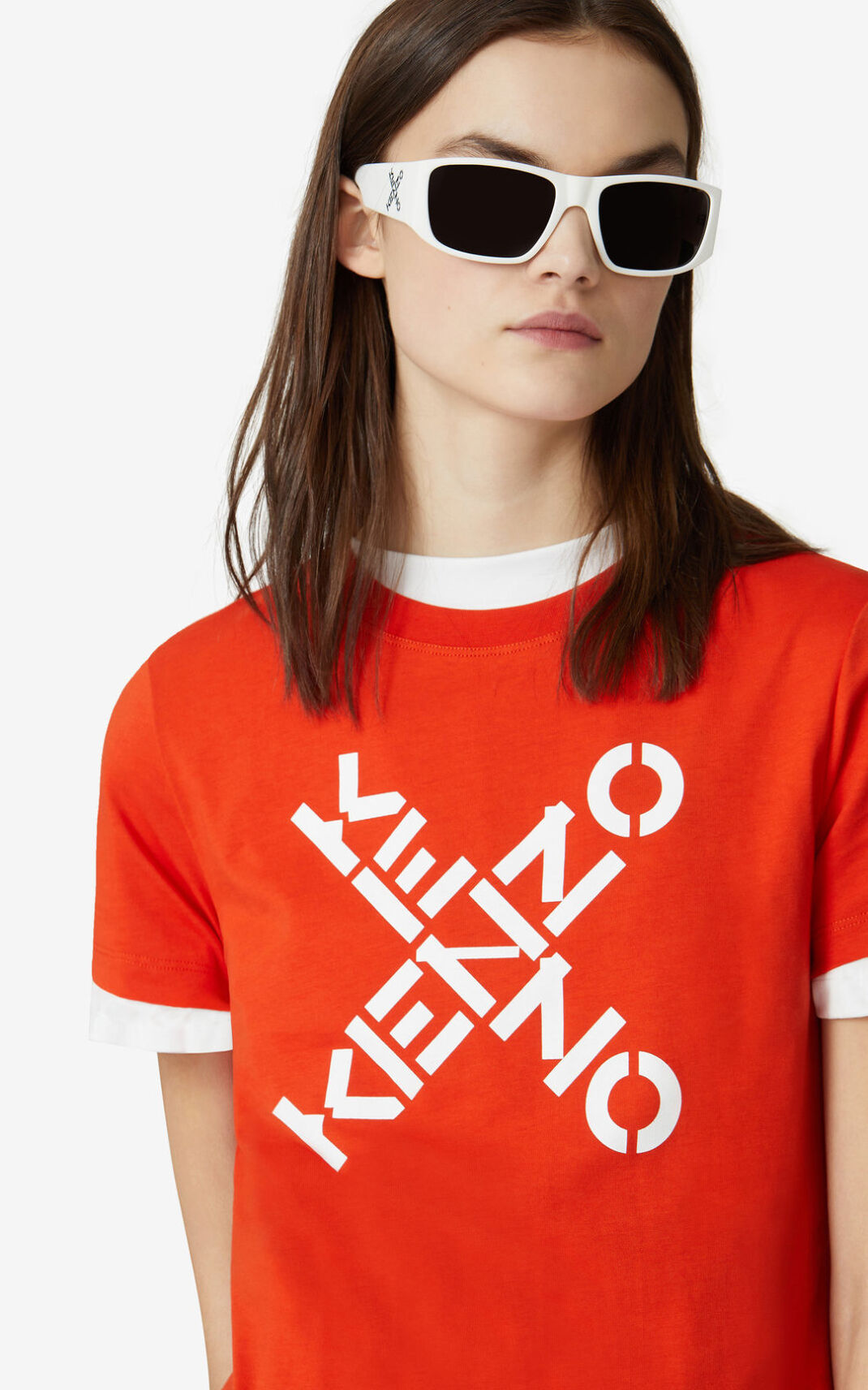 Kenzo Sport Big X T Shirt Dam | 19053-SNZK